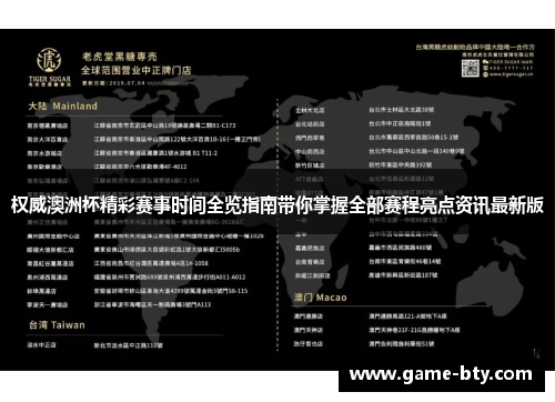 权威澳洲杯精彩赛事时间全览指南带你掌握全部赛程亮点资讯最新版 权威澳洲杯精彩赛事时间全览指南带你掌握全部赛程亮点资讯最新版